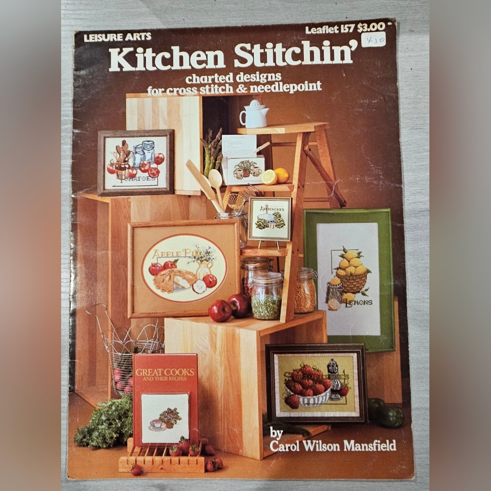 Kitchen Stitchin' Counted Cross Stitch Charts Leaflet 157 Leisure Arts